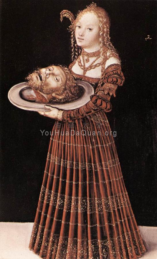 Salome with the Head of St John the Baptist - 卢卡斯·伊尔·韦基奥·克拉纳赫